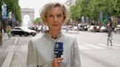 ARD-Korrespondentin Sabine Rau in Paris | Bild: Bayerischer Rundfunk 2024
