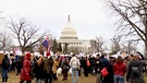 Protest gegen Staatsapparat-Umbau in Washington | Bild: Bayerischer Rundfunk 2025