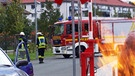 Übungsgelände der Feuerwehrschule Würzburg | Bild: Bayerischer Rundfunk 2024