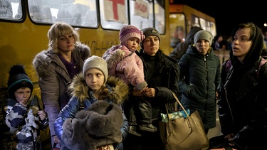 Flüchtlinge aus Mariupol | Bild: Bayerischer Rundfunk 2022