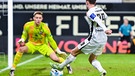 Spielszene SV Elversberg - 1. FC Nürnberg | Bild: dpa-Bildfunk/Silas Schueller