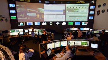 Das Columbus-Kontrollzentrum in Oberpfaffenhofen. | Bild: DLR