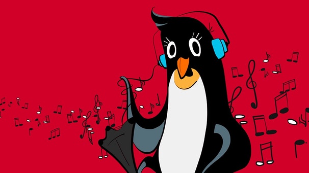 Pinguin - Das Maskottchen von "Do Re Mikro - Klassik für Kinder" | Bild: BR | Tanja Begovic