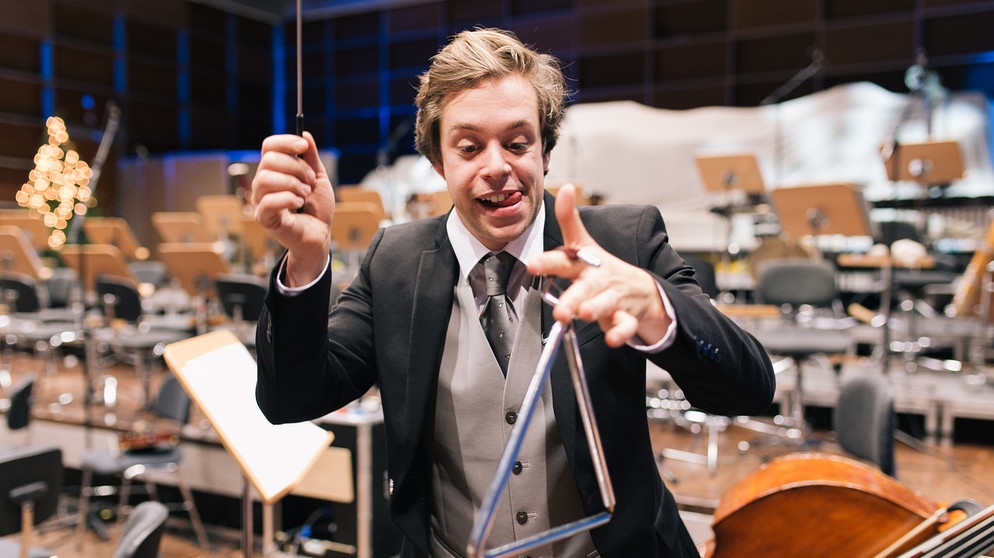 Der Orchester-Check / Tobi an der Triangel | Bild: BR/megaherz GmbH