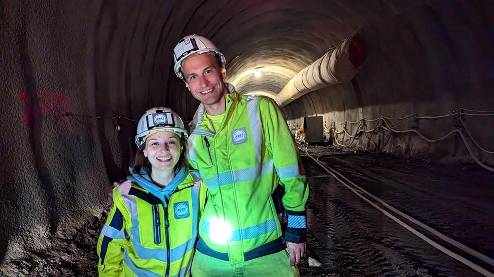 Der Tunnel-Check | Tief unter der Erde wird ein Tunnel in den Berg gesprengt und Marina ist live dabei! | Bild: BR | megaherz gmbh | Lena Stolz