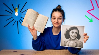 Wer war Anne Frank? | Checkerin Marina erzählt die Geschichte von Anne Frank und ihrem Tagebuch. | Bild: BR | megaherz GmbH | Hans-Florian Hopfner