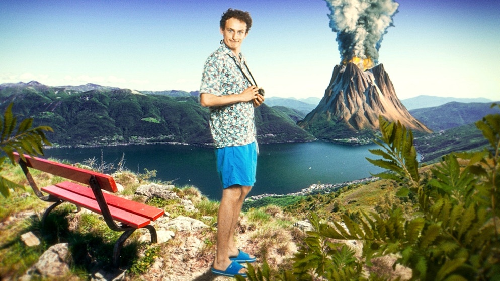 Vulkane in Deutchland | Checker Julian träumt davon, einen speienden Vulkan zu fotografieren. | Bild: BR | megaherz gmbh