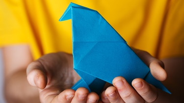 Ein Origami-Kranich - Ein Symbol für den Wunsch nach Frieden | Bild: colourbox.com