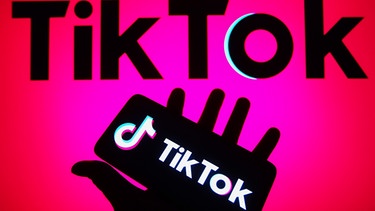 TikTok-Smartphone-Display. | Bild: picture-alliance/dpa