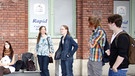 Die Gruppe am Bahnhof | Bild: privat