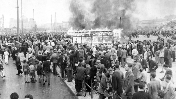 Demonstration in Ost-Berlin am 17. Juni 1953 | Bild: picture-alliance/dpa