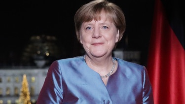 Bundeskanzlerin Angela Merkel hält die Neujahrsansprache 2017 | Bild: pa/dpa/Markus Schreiber