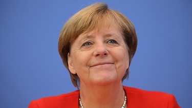 Angela Merkel bei ihrer Sommer-PK | Bild: picture-alliance/dpa