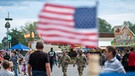 Archivbild: Das bayerisch-amerikanische Volksfest in Grafenwöhr 2023. | Bild: picture alliance/dpa | Armin Weigel