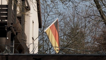 Das Anwesen der Burschenschaft "Teutonia Prag" in Würzburg (Archivbild) | Bild: BR