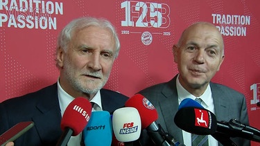 DFB-Sportdirektor Rudi Völler (l.) und DFB-Präsident Bernd Neuendorf | Bild: picture-alliance/dpa