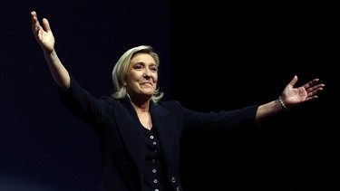 Die rechtsextreme französische Politikerin Marine Le Pen. | Bild: Reuters
