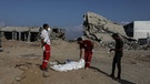 (Archivbild) Bei einem israelischen Angriff auf eine humanitäre Zone in Chan Junis sind mindestens 40 Menschen getötet worden. | Bild: dpa-Bildfunk/Abed Rahim Khatib