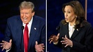 Trump und Harris im TV-Duell | Bild: dpa-Bildfunk