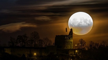 Supermond im November 2016: Wenn der Vollmond zugleich der Erde nah ist, wird er häufig als Supermond bezeichnet. | Bild: Alexander Preyer