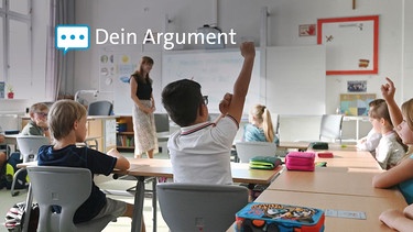 Schulunterricht an einer Grundschule in Bayern am ersten Schultag nach den Sommerferien 2023. | Bild:  picture alliance / Sven Simon | Frank Hoermann/SVEN SIMON