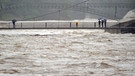 Hochwasser an der Iller in Kempten | Bild: picture-alliance/dpa