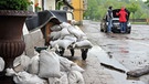 Hochwasser an der Iller in Kempten | Bild: picture-alliance/dpa