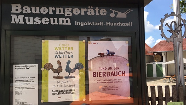 Ausstellung zum Wetter im Bauerngerätemuseum Hundszell im Juli 2016 | Bild: BR/Susanne Pfaller