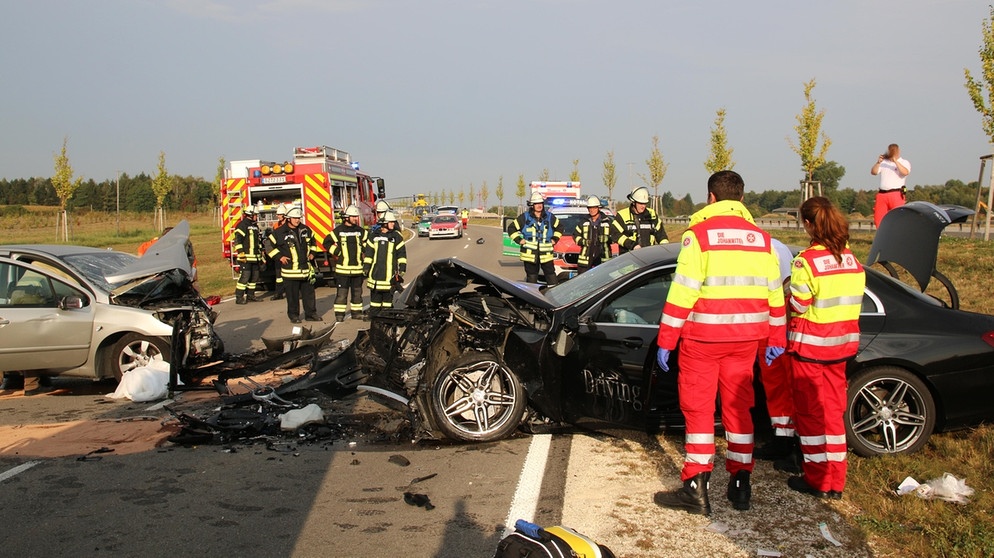 Unfall bei Leipheim | Bild: Mario Obeser