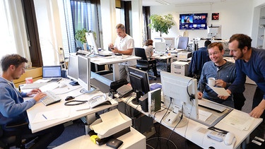 Newsroom im Regionalstudio Mainfranken | Bild: BR - Ansgar Nöth