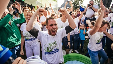 Im Finale am 26. 8. gewinnt Teuschnitz gehen Königstein | Bild: BR/Fabian Stoffers