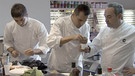 Von links: Im Taller mit Eugeni de Diego, Oriol Castro und Ferran Adrià. | Bild: BR/if... Productions/Josef Mayerhofer