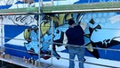 Graffiti Künstler in Ampfing | Bild: BR