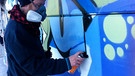 Graffiti Künstler in Ampfing | Bild: BR