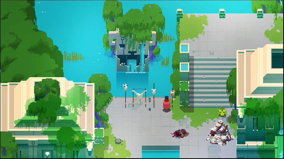 Spielszene aus dem Game "Hyper Light Drifter" | Bild: BR