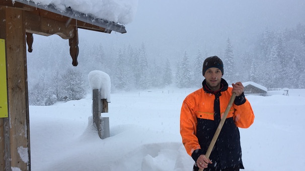 Winterchaos in der Jachenau  | Bild: Privat / Axel Gudelius