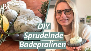 Badekugeln mit Zitronen-Waldduft selbst machen mit Nadine Büttner | Bild: Sabrina Nitsche