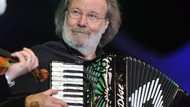 Benny Andersson mit Akkordeon | Bild: picture-alliance/dpa