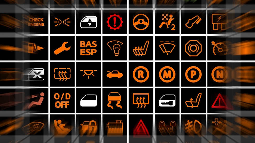 Was bedeutet diese Kontrolleuchte im Auto (orange, warnzeichen