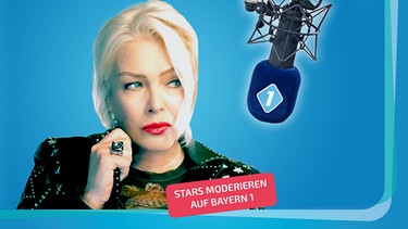 Stars moderieren: Kim Wilde auf BAYERN 1 | Bild: Sean Vincent; Montage: BR