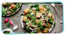Bild von leckerem Bratkartoffelsalat mit Radieschen  | Bild: mauritius images / foodcollection / Anna Wierzbinska / Montage BR