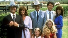 Darsteller der 80er-Jahre Kultserie "Dallas" auf einem Bild. | Bild: picture alliance / Keystone | Keystone