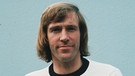 Fußballer Günter Netzer im Trikot der deutschen Nationalmannschaft. | Bild: picture-alliance/dpa