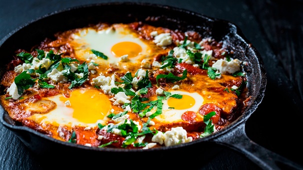 Shakshuka | Bild: mauritius images / Ingrid Balabanova / Alamy / Alamy Stock Photos