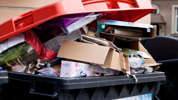 Papiercontainer | Bild: picture-alliance/dpa