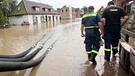 Duerre, Regen, Ueberschwemmung, kein schnee, eindrucksvolle Bilder über das Wetter in Bayern | Bild: picture-alliance/dpa