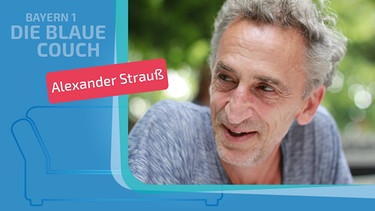 Alexander Strauß zu Gast auf der Blauen Couch | Bild: Stefanie Heidmann; Montage: BR