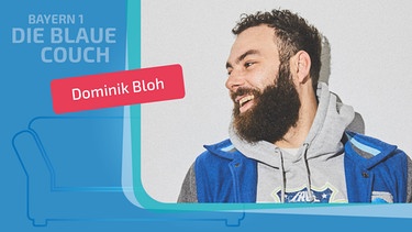 Dominik Bloh zu Gast auf der Blauen Couch | Bild: www.juliaschwendner.com; Montage: BR