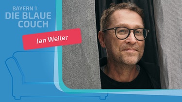 Jan Weiler zu Gast auf der Blauen Couch | Bild: Matthias Ziegler; Montage: BR