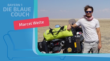 Marcel Welte zu Gast auf der Blauen Couch | Bild: Marcel Welte; Montage: BR